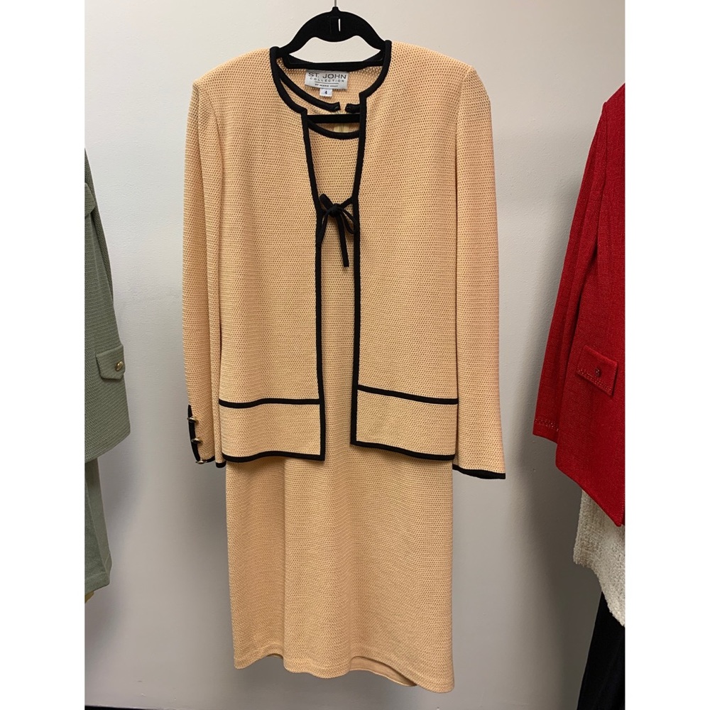 St. John Dress & Jacket Set